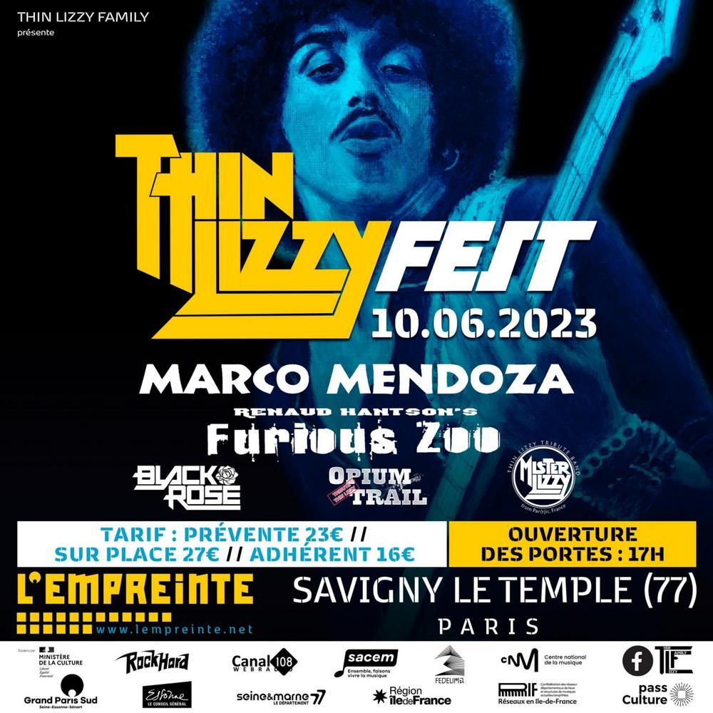 Thin Lizzy Fest 2024 programmation du festival et billetterie