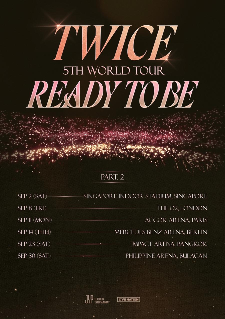 Concert Twice Ready to be à Paris lundi 11 septembre 2023