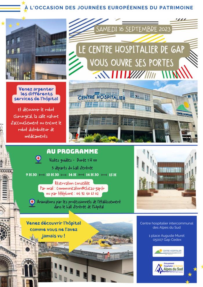 Exposition Visites Guid Es Du Centre Hospitalier De Gap Samedi Septembre